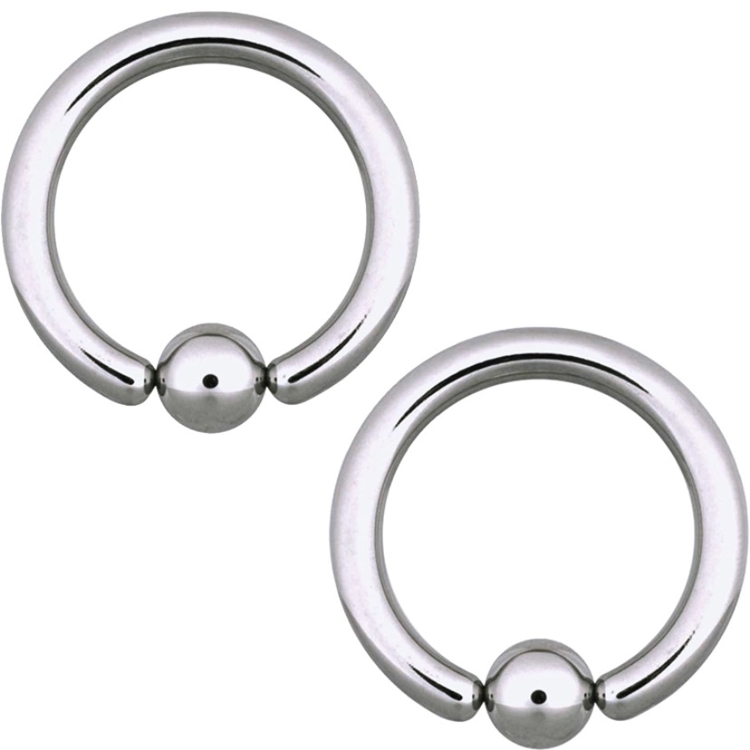 Bodyj4you 2pc Ball Closure Ring Stainless Steel 10g20g Bcr Bodyj4you 2pc Ball Closure Ring Stainless Steel 10g20g Bcr